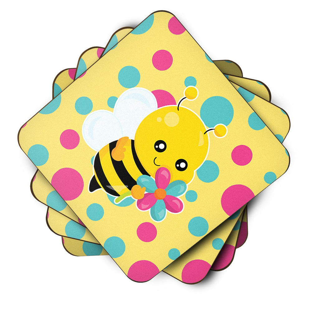 Bee with Flower Foam Coaster  BB7097FC