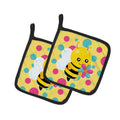 Bee with Flower Pot Holders - Set of 2 - Heat-Resistant Kitchen Essentials BB7097PTHD