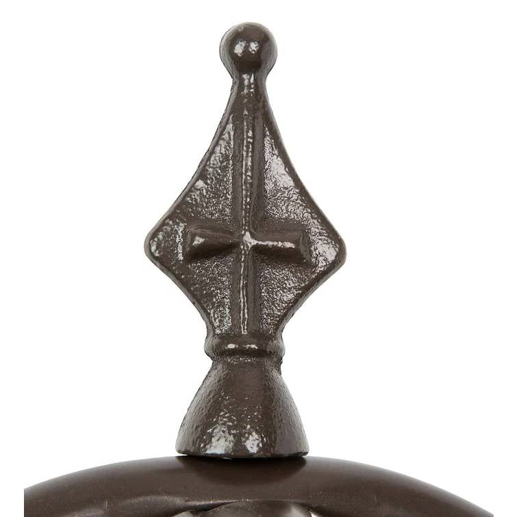 60-inch Bronze Finish Steel Outdoor Garden Trellis Obelisk