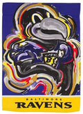 Baltimore Ravens Garden Flag 2 Sided Justin Patten