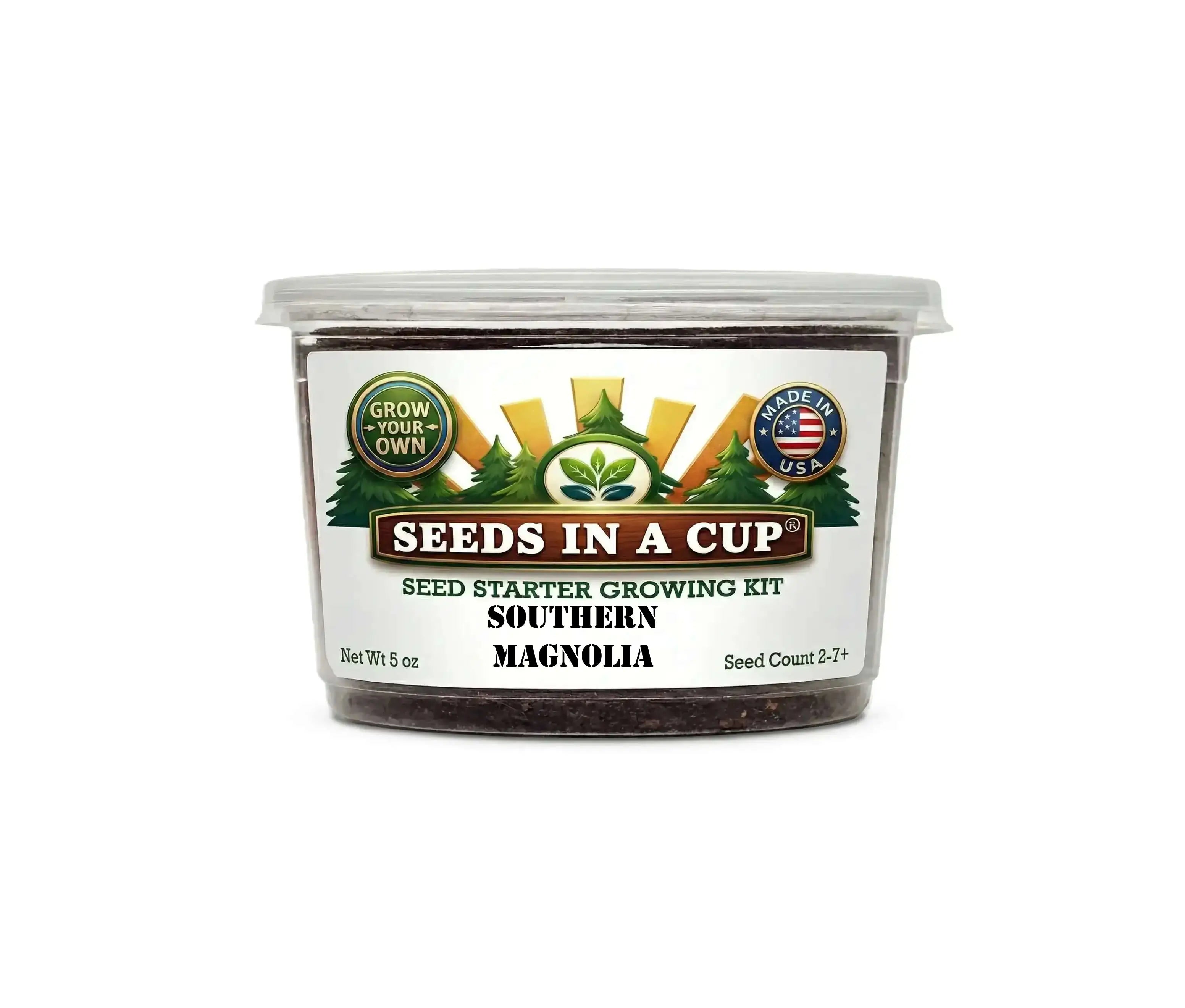 Southern Magnolia Grow Kit | Grow Magnolia from Seed | Seeds In A Cup®