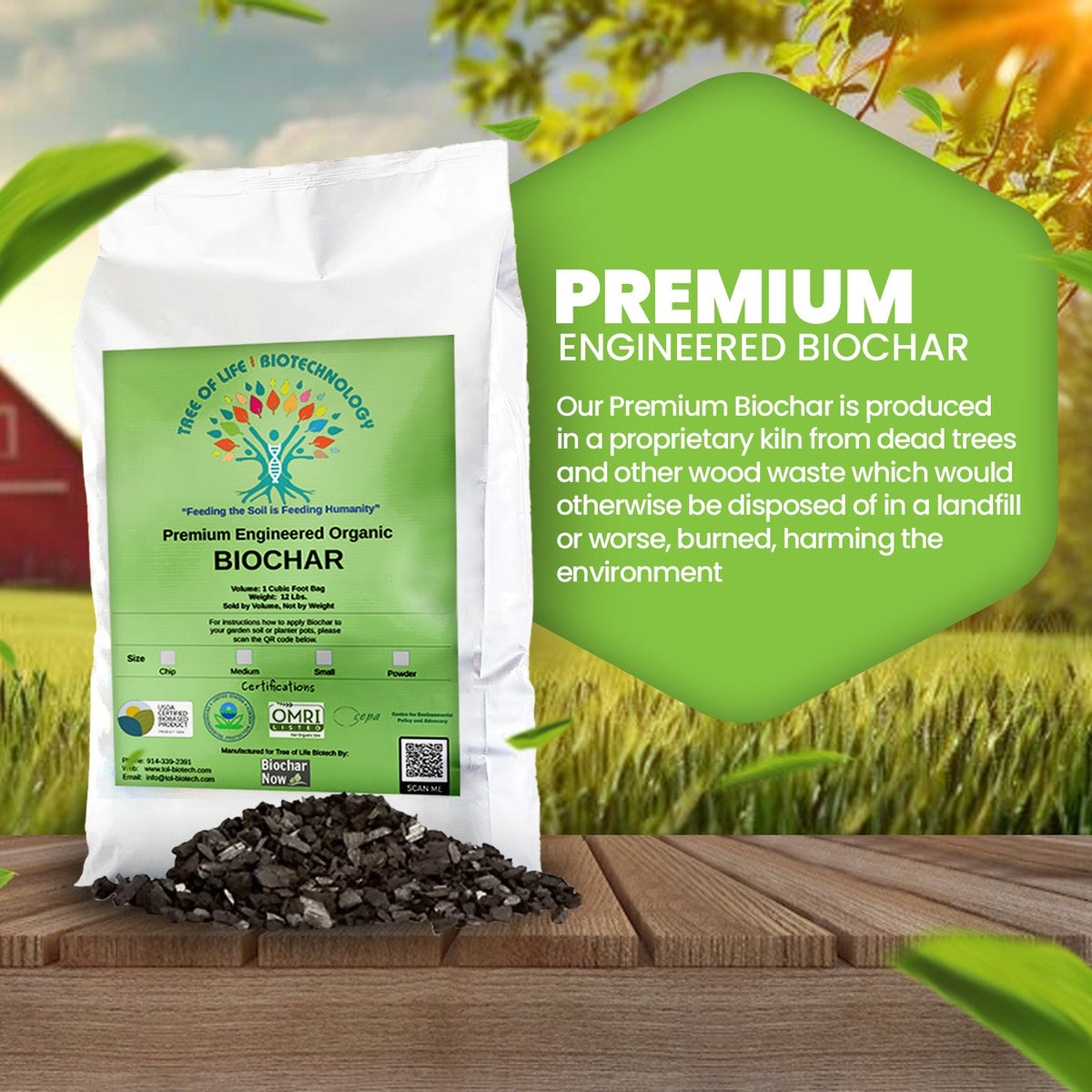 Premium Engineered Biochar (Powder)