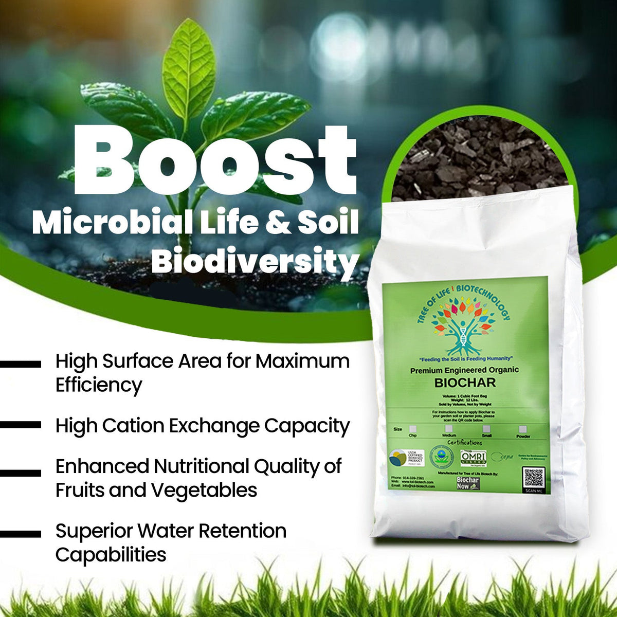 Premium Engineered Biochar (Powder)