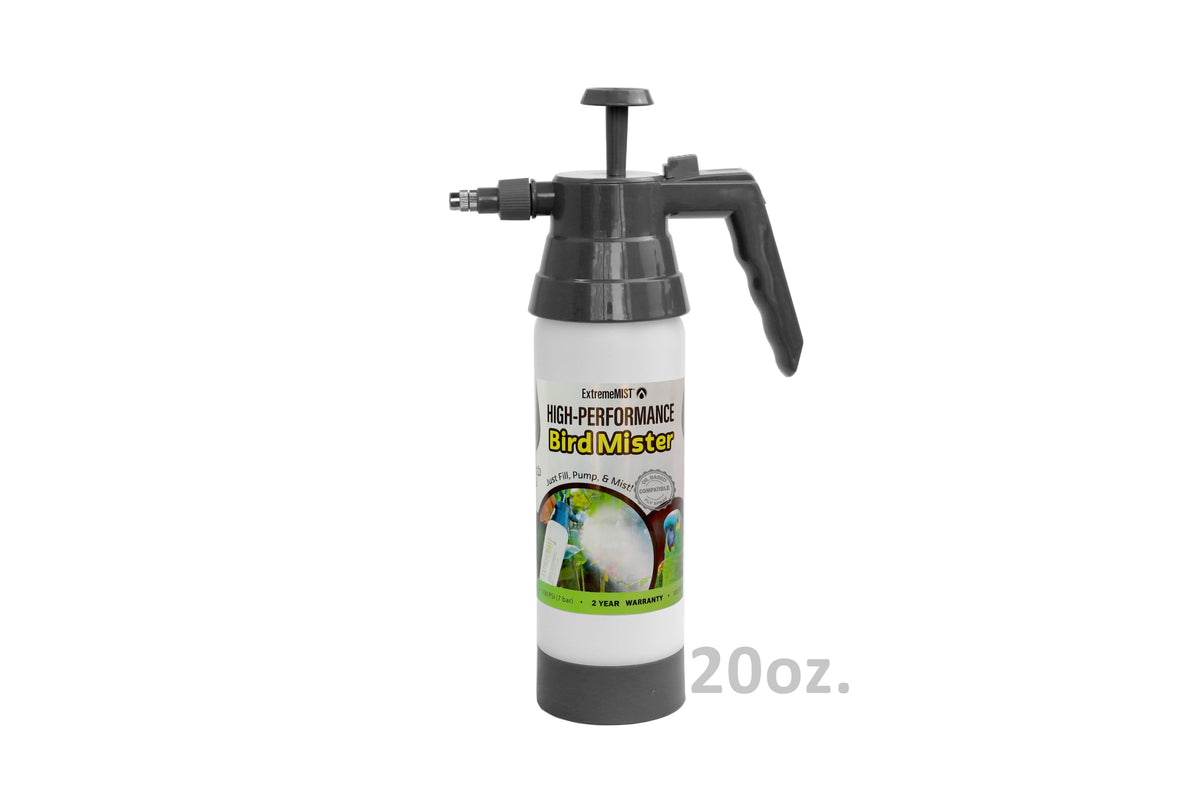 Bird Mister Spray Bottle – Ultra-Fine Parrot Grooming Sprayer for Pet Birds, Feather Care & Cage Humidity