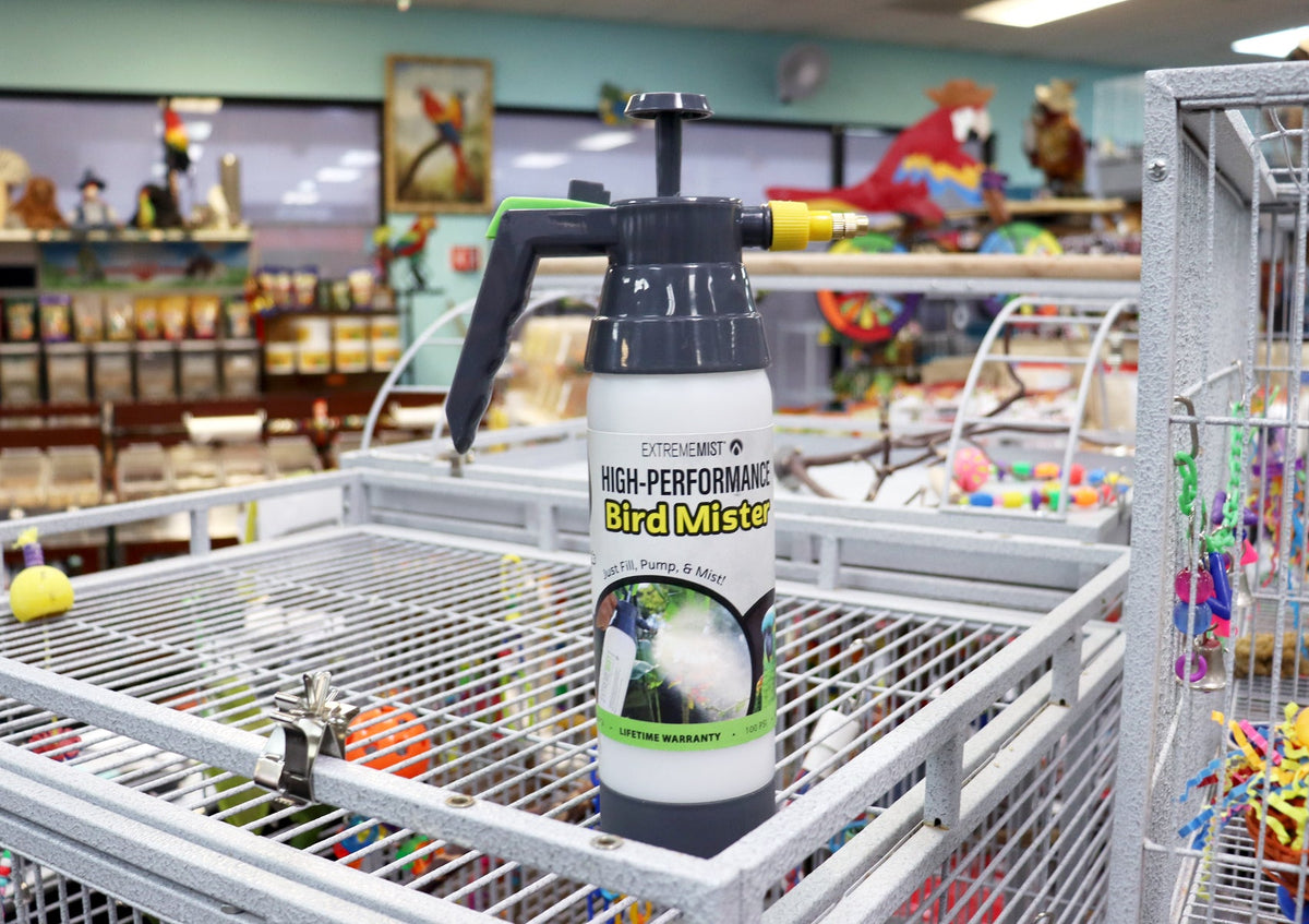 Bird Mister Spray Bottle – Ultra-Fine Parrot Grooming Sprayer for Pet Birds, Feather Care & Cage Humidity