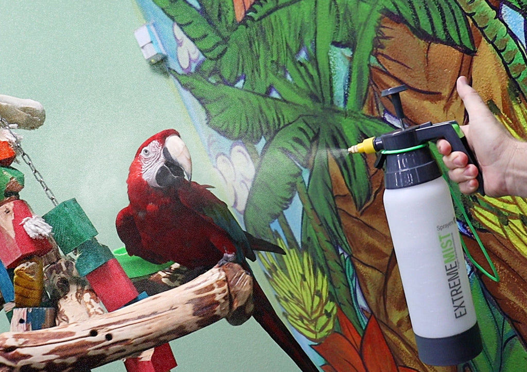 Bird Mister Spray Bottle – Ultra-Fine Parrot Grooming Sprayer for Pet Birds, Feather Care & Cage Humidity