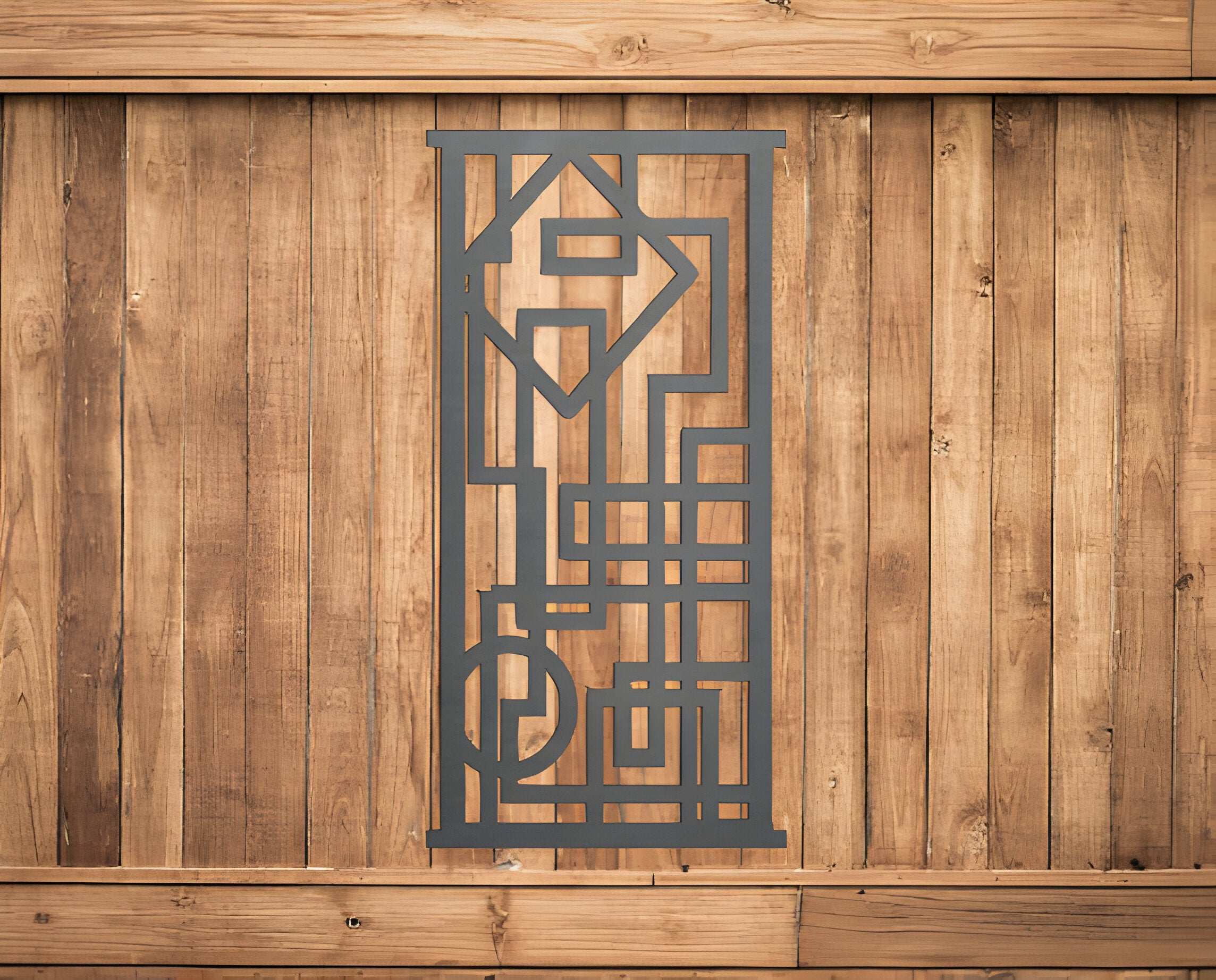 Blue Metal Trellis