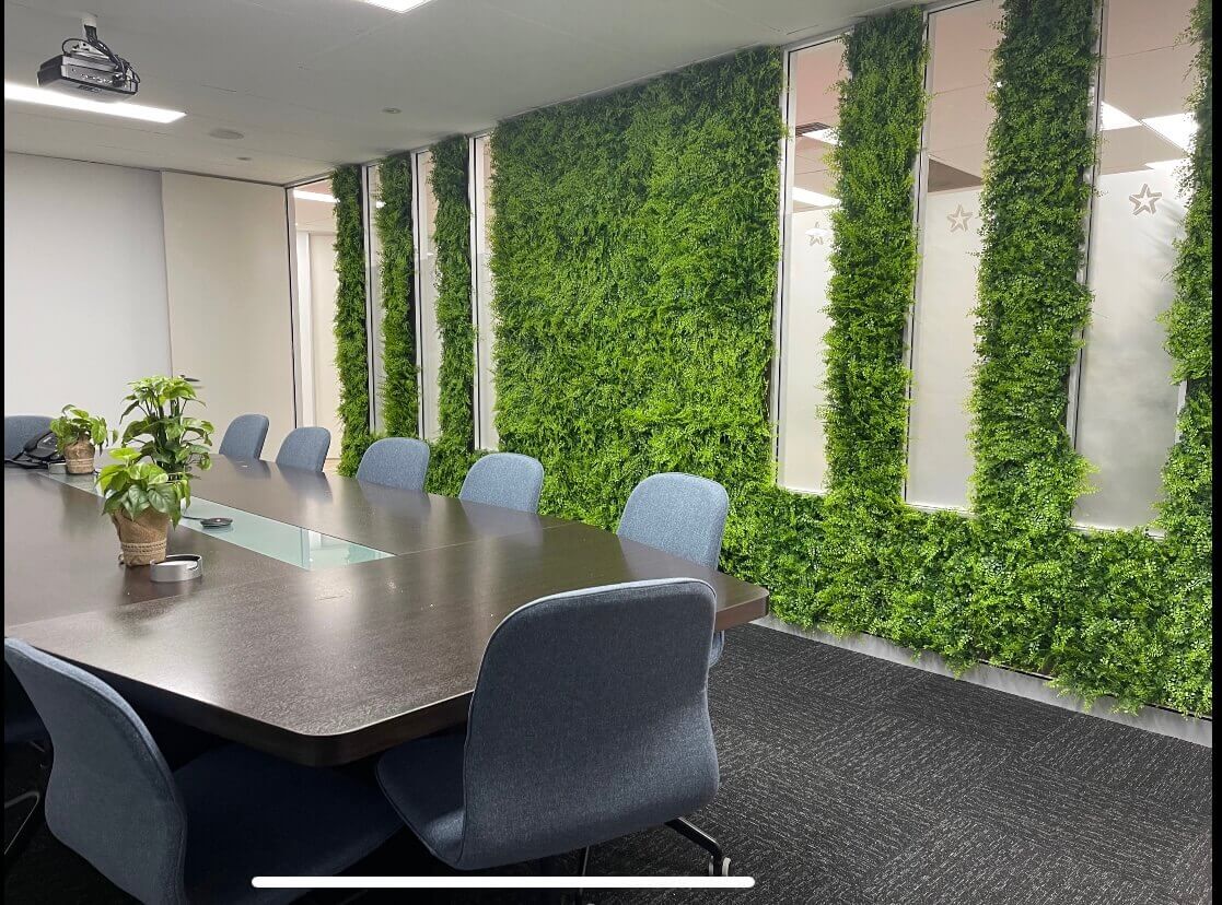 Sample Panel – Lush Fern Green Wall (Small Sample)