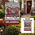 Boomer Sooner Justin Patten 2 Sided Garden Flag