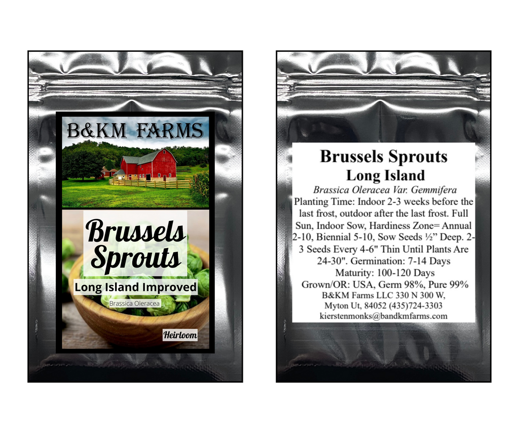 Brussels Sprouts Long Island Improved Heirloom Seeds