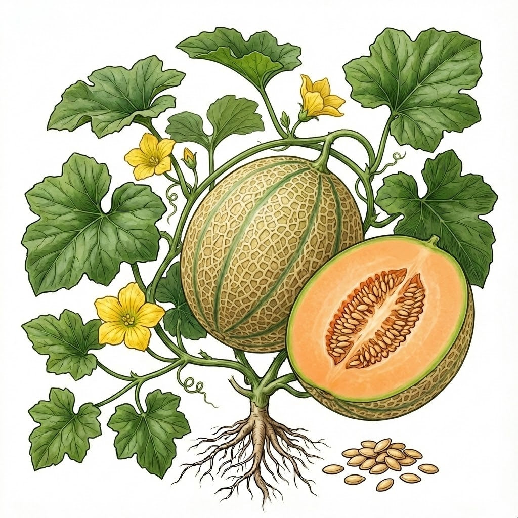 CANTALOUPE Seeds, Hearts of Gold