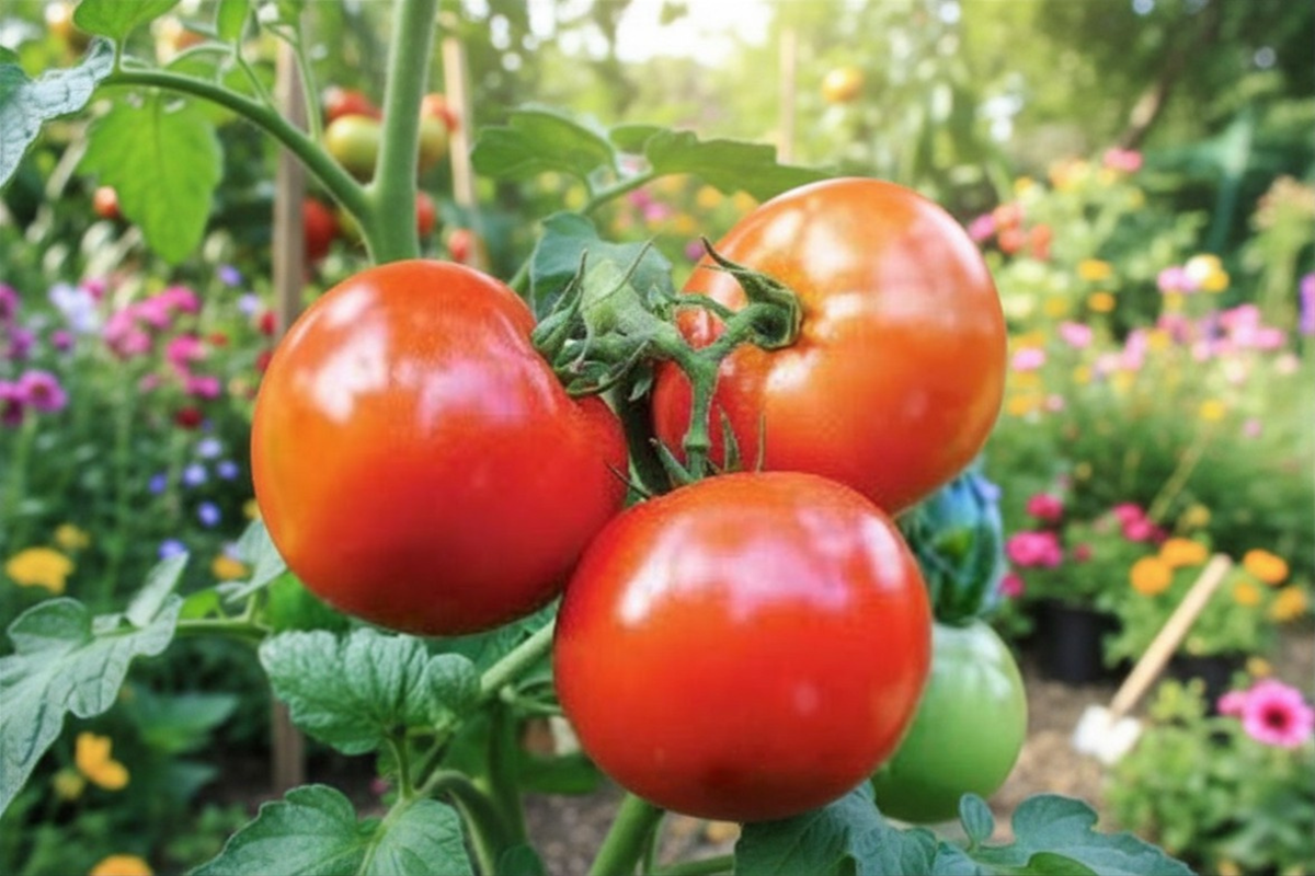 Celebrity Tomato Live Plant – Rooted Starter for Large Fruit, Solanum lycopersicum, Suitable for Gardens & Containers