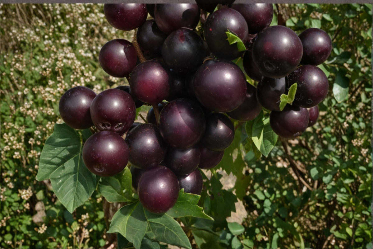 Muscadine Grape Seeds - Rare Edible Fruit Vine Pack of 20 - Vitis rotundifolia for Backyard Garden, Trellis, Climbing Vine