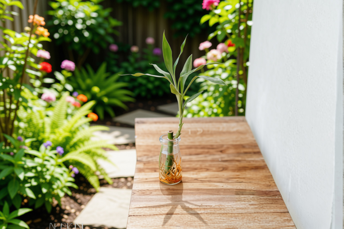 4 Lucky Bamboo Live Plants 6 Inch Indoor Dracaena sanderiana