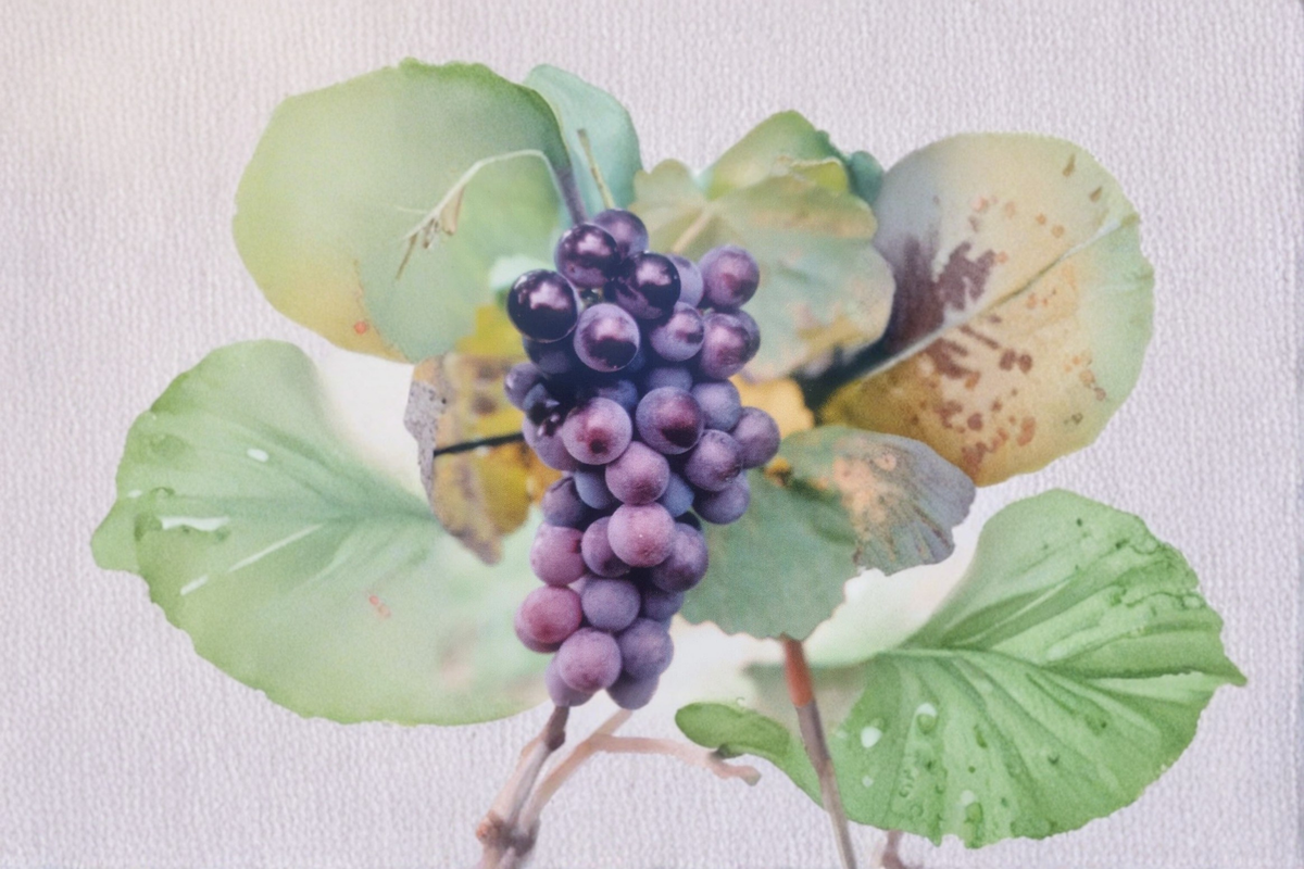 Grape Vine Live Plant 2 Gallon Champanel Vitis Hybrid Climbing Fruit Vine for Garden Trellis