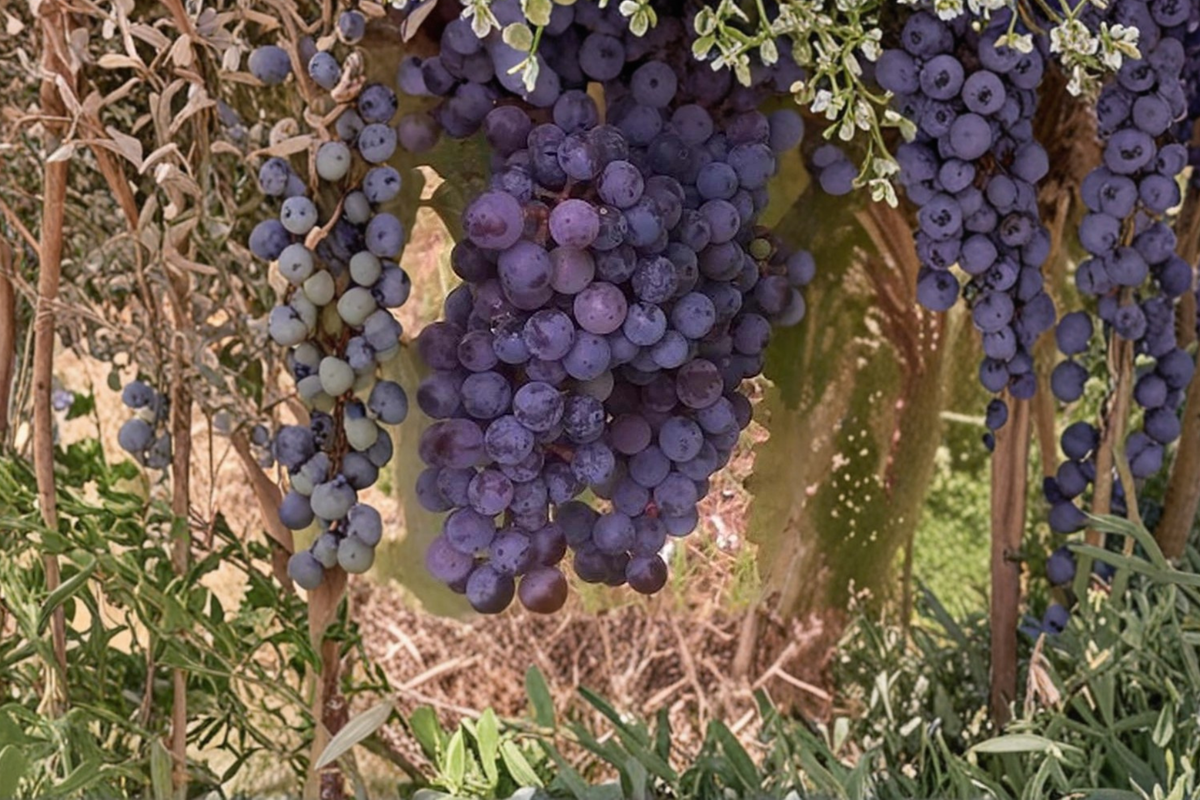 Zinfandel Grape Vine Plant 3 Gal – Live Vitis vinifera Fruit Vine for Home Garden, Climbing, Wine & Fresh Grapes