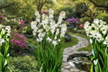 Single Tuberose Bulbs 6 Large White Flower Bulbs for Garden, Container Planting – Agave amica, Rajanigandha, Sampangi