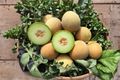 Mini Green Machine Melon Seeds – Compact Cucumis melo Fruit Vine for Containers & Outdoor Gardens