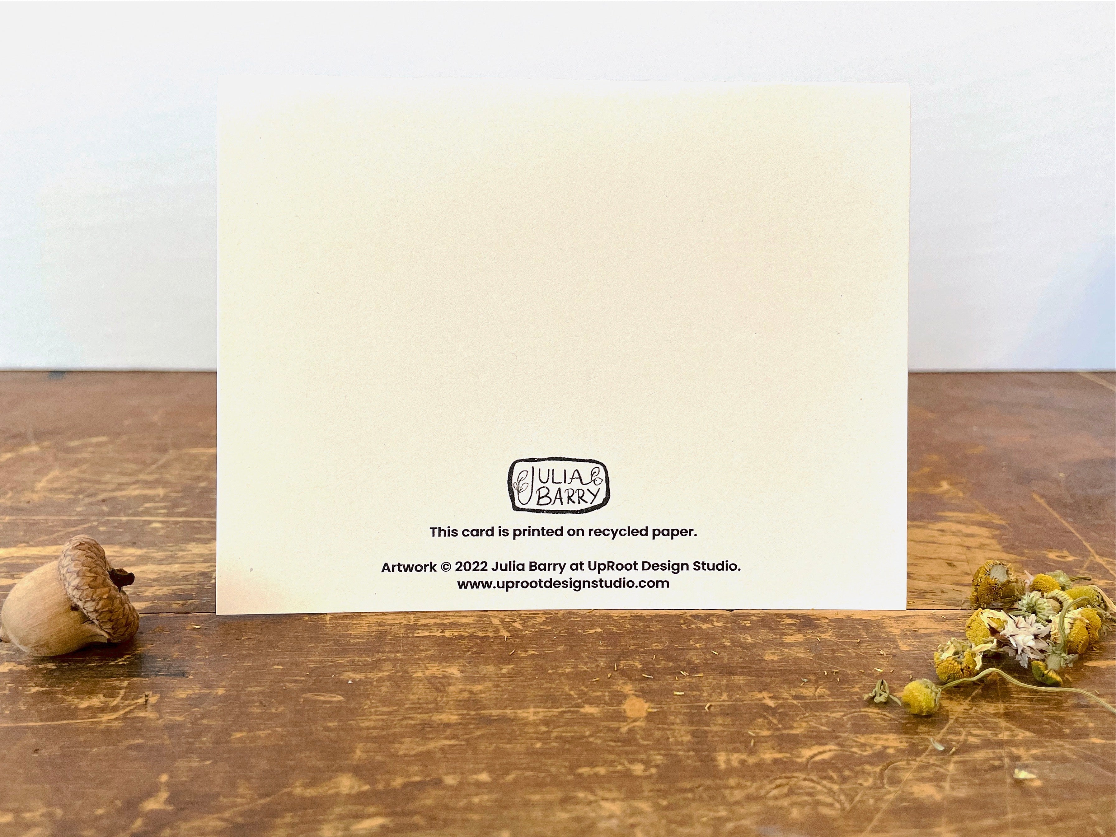 Wildflower Bee Garden Greetings Kit w. Non-GMO Seeds, Infosheets + Folk Art Greeting Card with Hand-drawn Bee Art (Celebrate Pollinators)