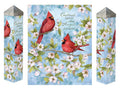 Cardinals Appear Art Pole 20 Inches Tall