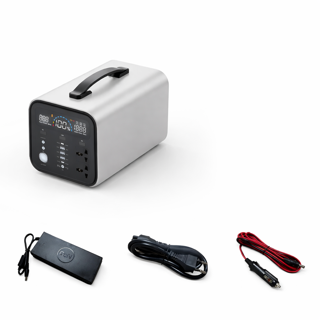 2400W Portable Power Station 1024Wh LiFePO4 Battery Solar Generator Emergency Use