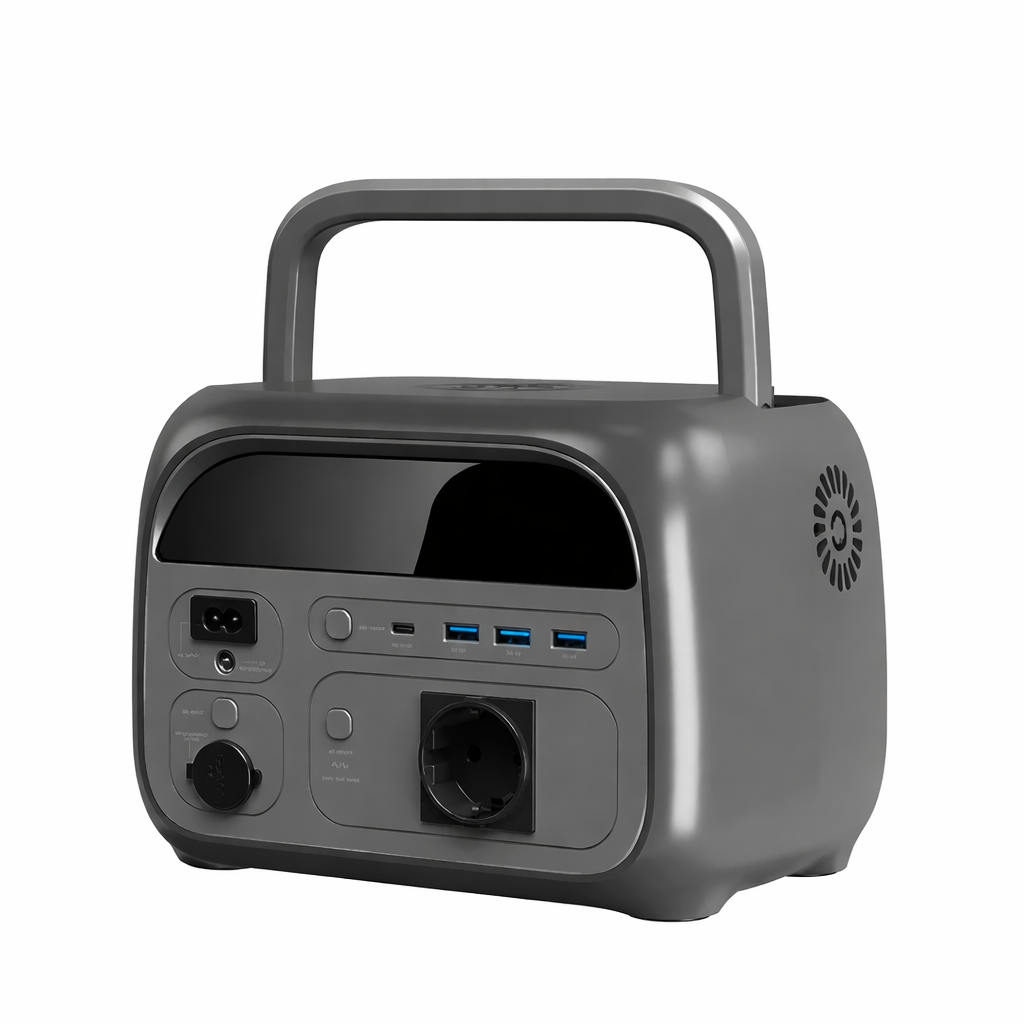 2400W Portable Power Station 1024Wh LiFePO4 Battery Solar Generator Emergency Use