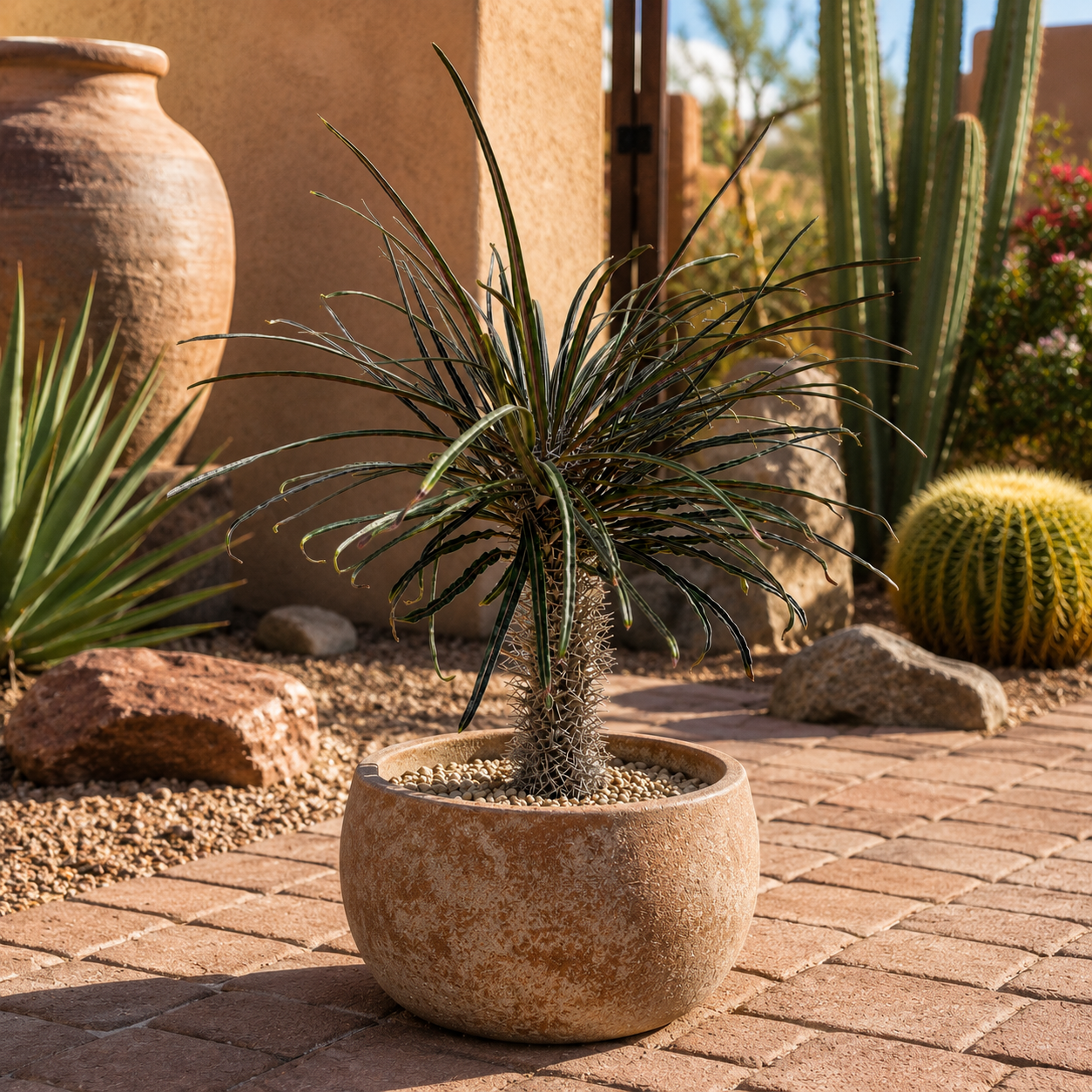 Silver Madagascar Palm