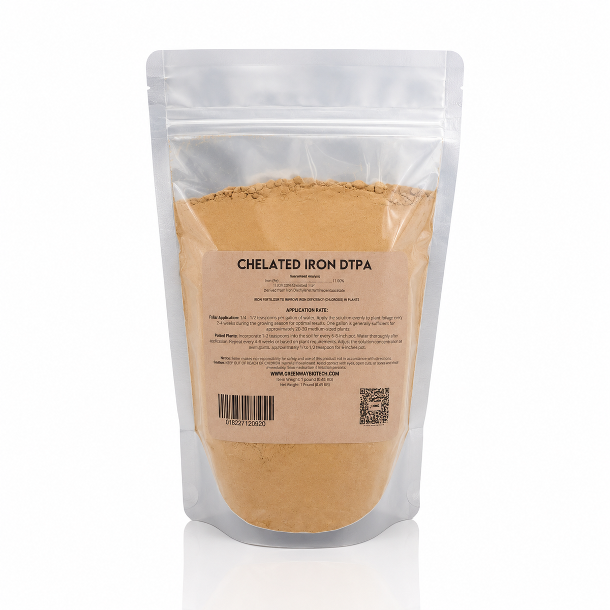 Chelated Iron DTPA Fertilizer 11% Fe