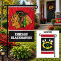Chicago Blackhawks 2 Sided Garden Flag Logo