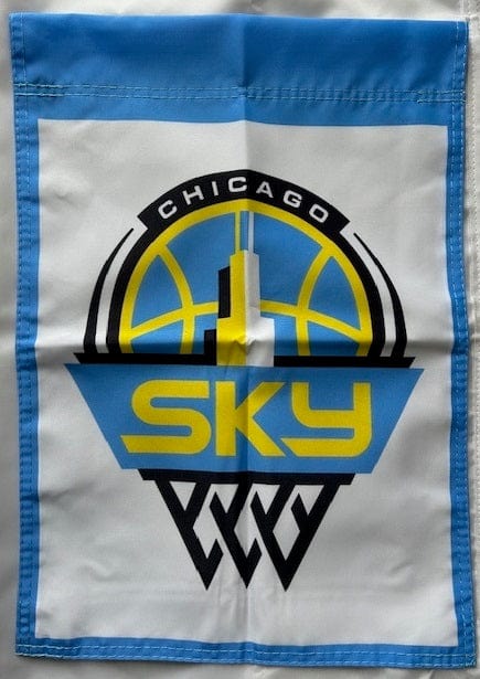 Chicago Sky Garden Flag 2 Sided
