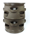 Patio Pocket Planter With Center Watering Tube "Chocolate Brown"