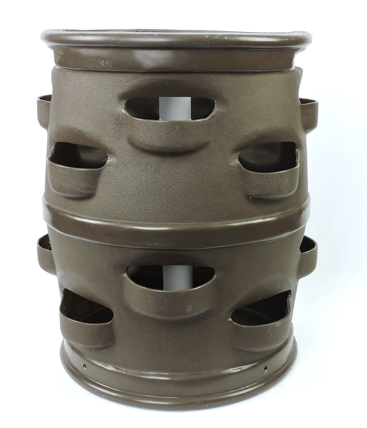 Patio Pocket Planter With Center Watering Tube "Chocolate Brown"