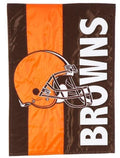 Cleveland Browns Garden Flag 2 Sided Embellished Logo