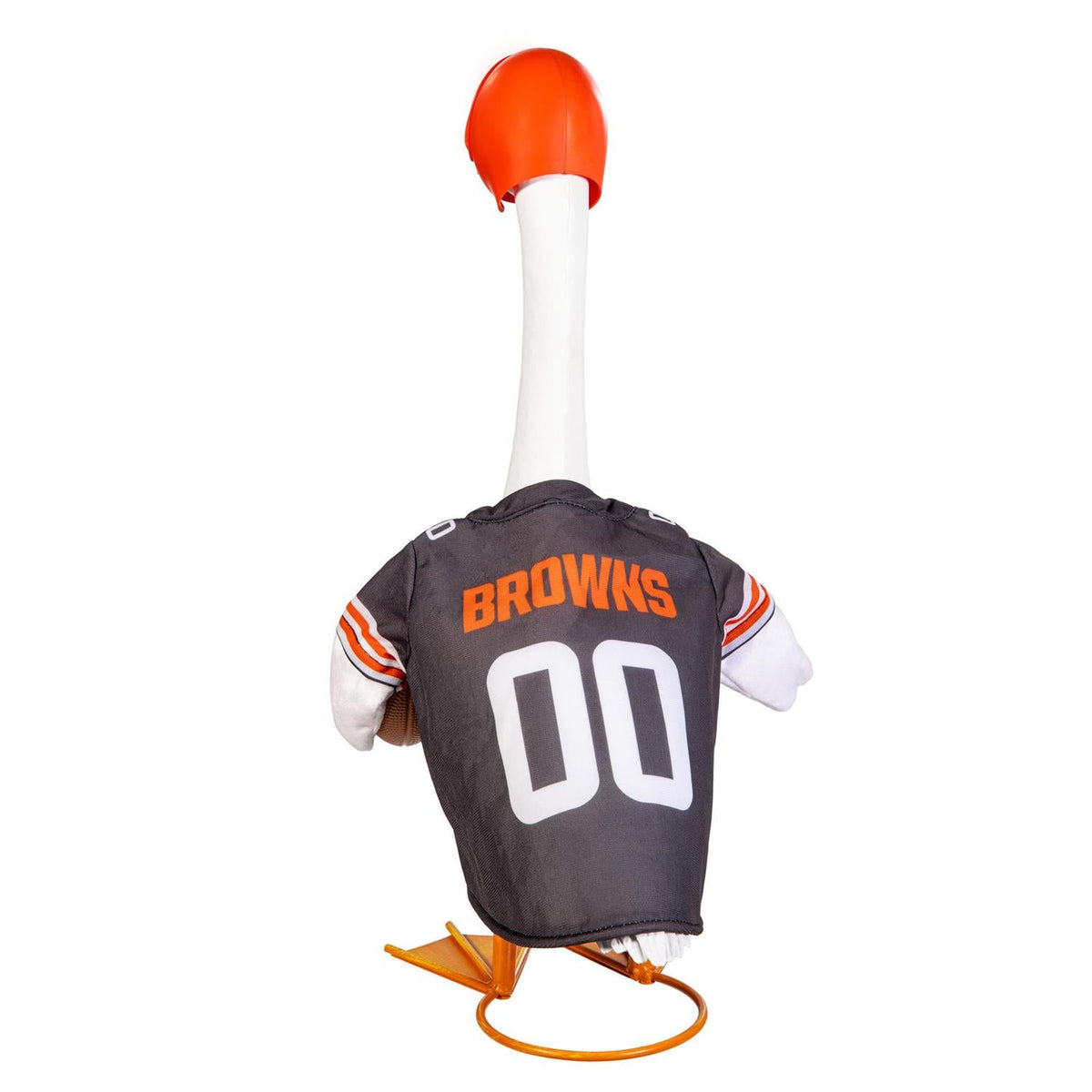 Cleveland Browns Porch Goose Outfit with Helmet