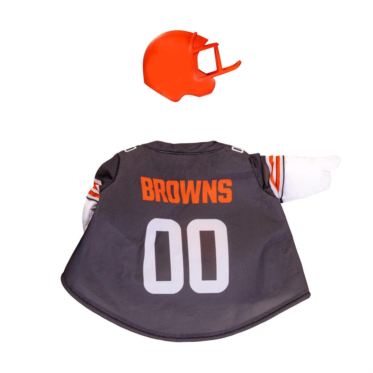 Cleveland Browns Porch Goose Outfit with Helmet