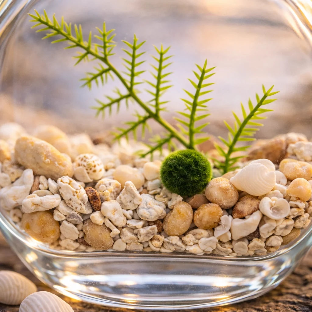 The Curiosity Orb Terrarium with Nano Moss Ball Pet