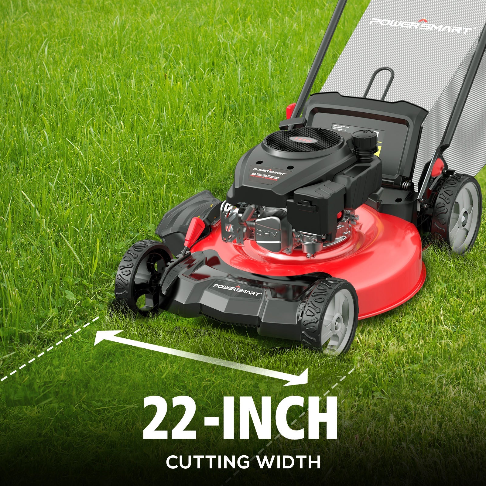 22'' 170cc Gas Self-propelled 3-in-1 Lawn Mower DB8622S
