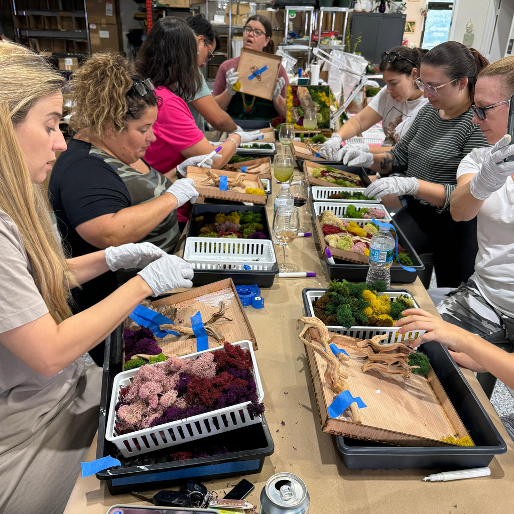 Moss Art Frame Workshop - August 20th at 6 PM