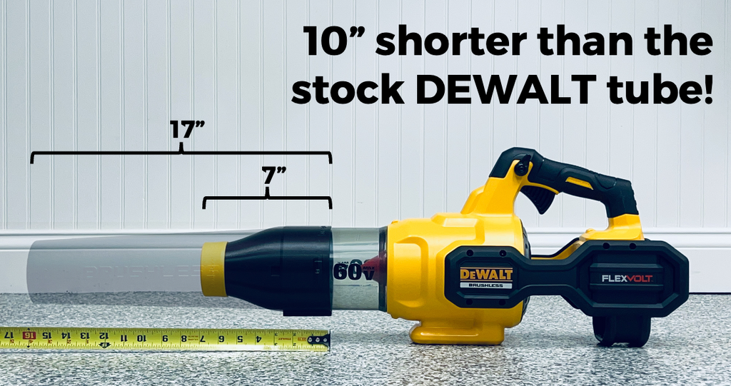 STUBBY® Car Drying Nozzle for DEWALT 60V MAX Leaf Blowers (DCBL772B & DCBL777B)