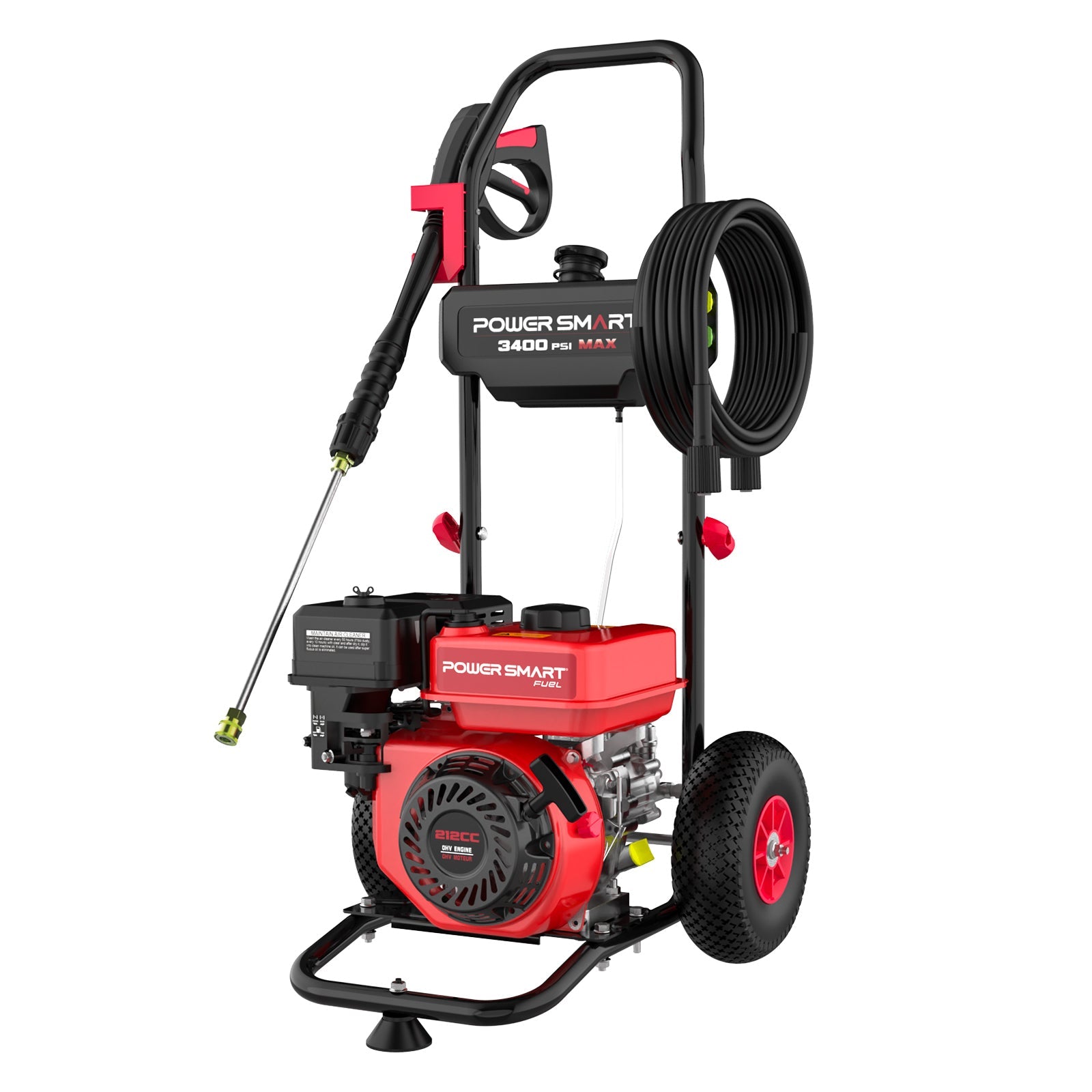 3400PSI 2.5GPM 212cc Gas Pressure Washer DL1034A