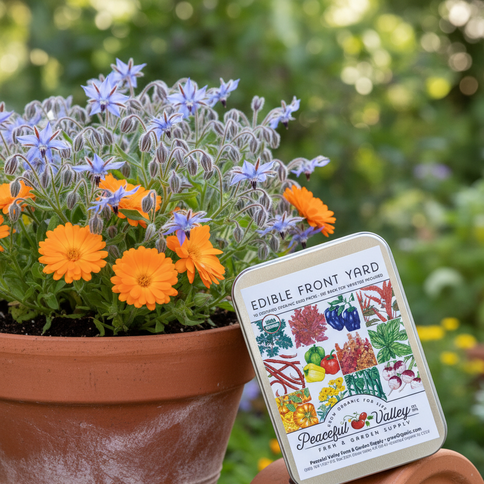 Gift Seed Tin - Edible Front Yard Collection