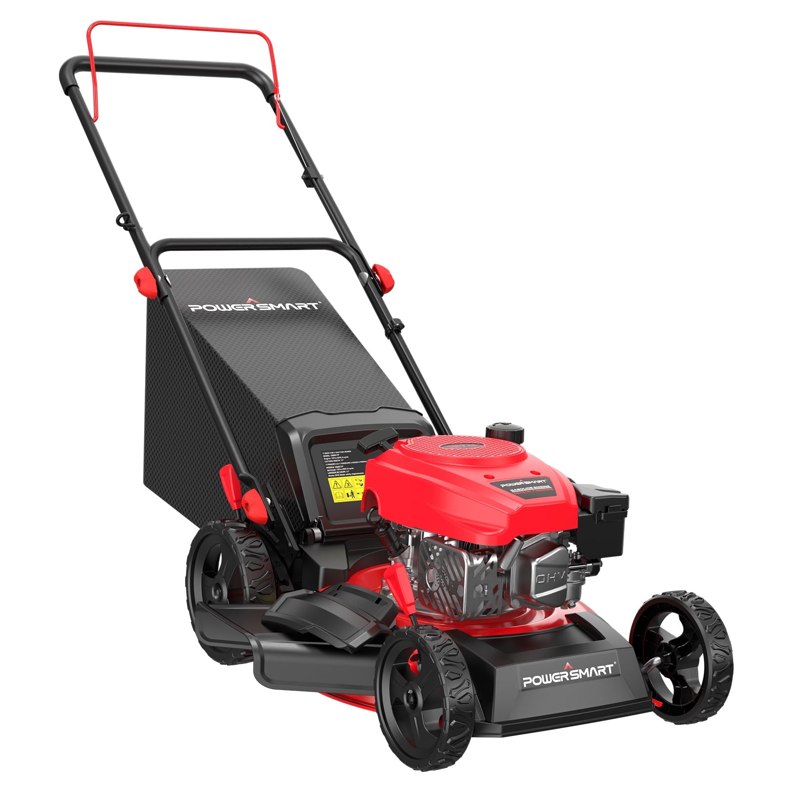 17" 144cc Gas Push 3-in-1 Lawn Mower DV8618P