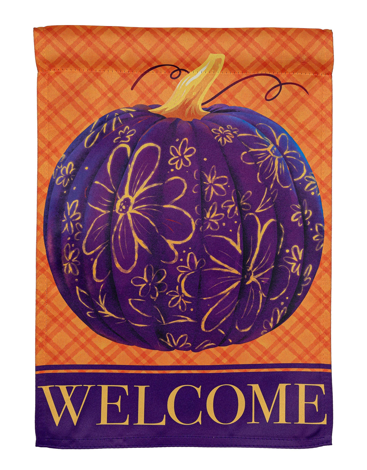 Damascus Pumpkin 2 Sided Garden Flag