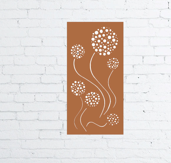 Metal Privacy Screen Panels / Wall Hanging (46" Inch)