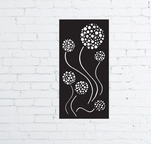 Metal Privacy Screen Panels / Wall Hanging (46" Inch)