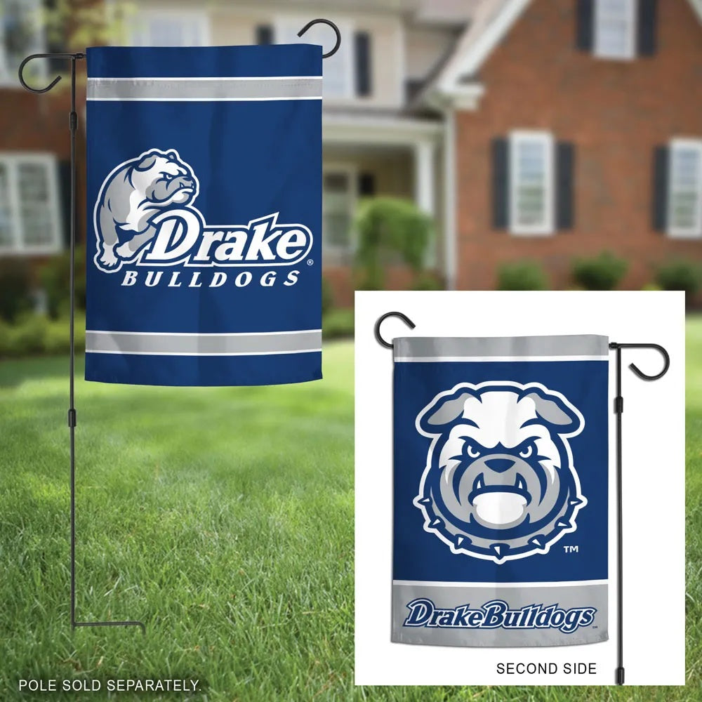 Drake Bulldogs 2 Sided Garden Flag