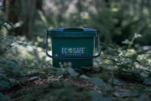 EcoSafe 2.5-Gallon Kitchen Caddy, Eco-Friendly Compost Container, Small Food Waste Bin for Food Scraps and Trash (QTY 1), SKU KCGRN