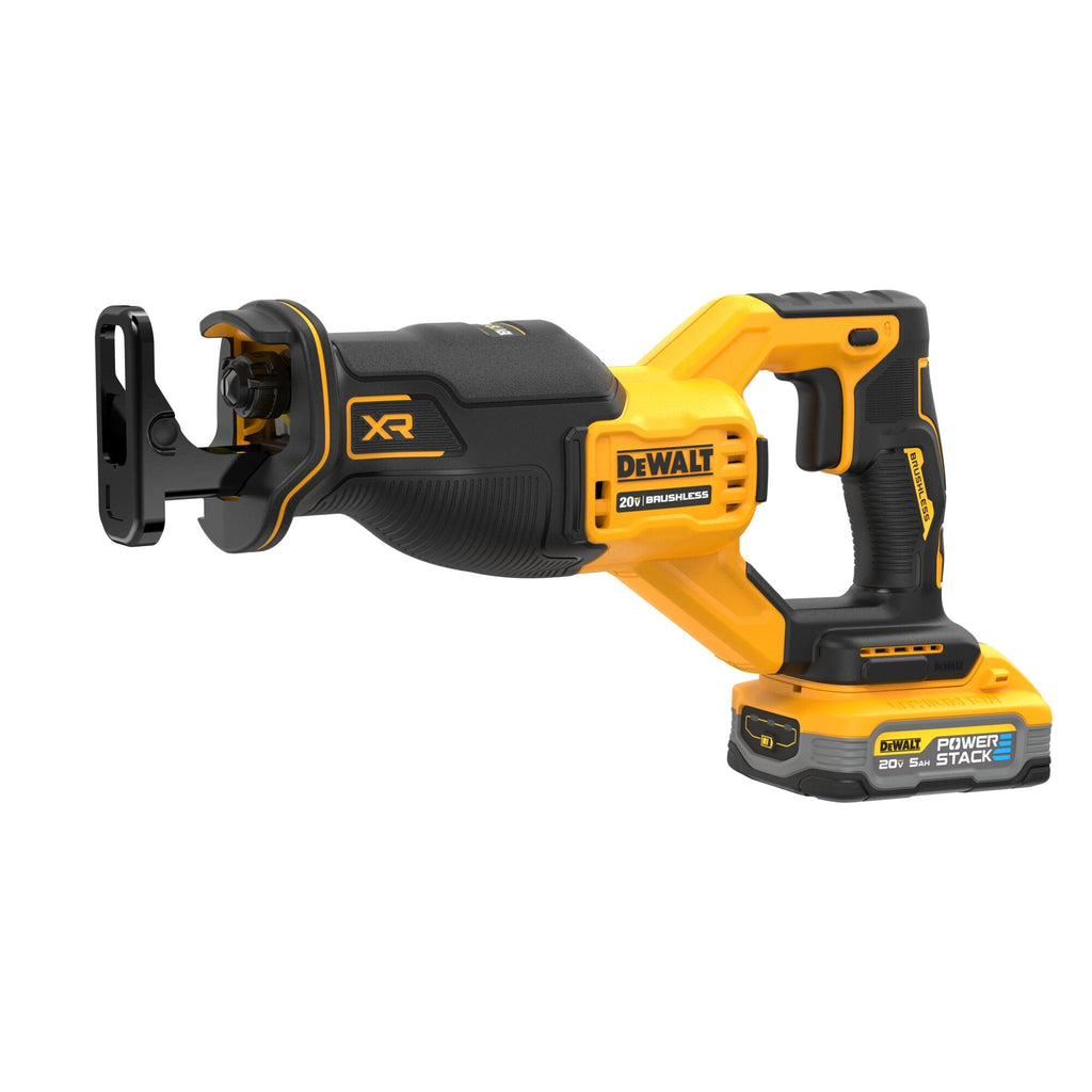 DeWalt DCS382H1 20V MAX* XR Brushless Cordless Reciprocating Saw Kit with DEWALT POWERSTACK 5Ah Battery
