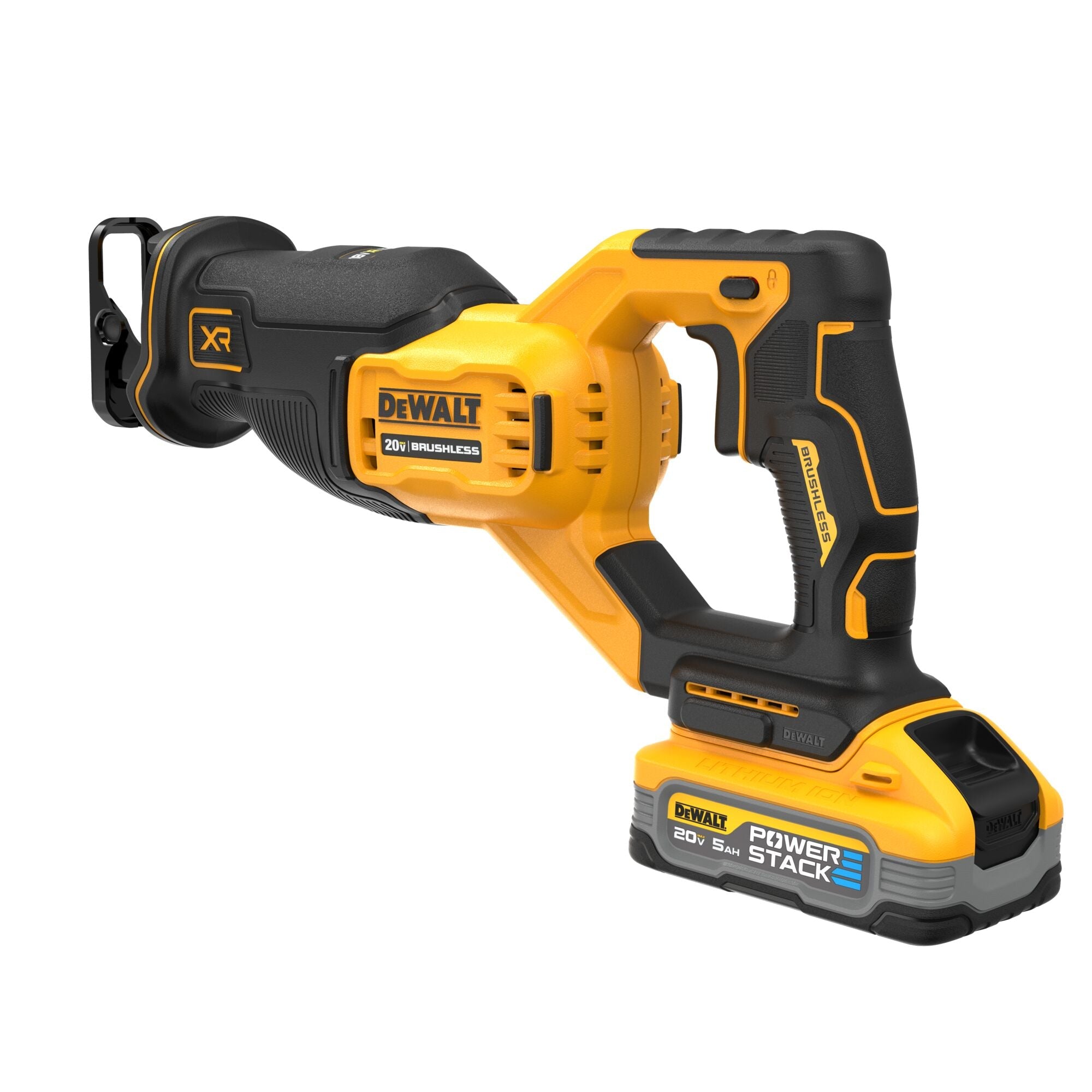 DeWalt DCS382H1 20V MAX* XR Brushless Cordless Reciprocating Saw Kit with DEWALT POWERSTACK 5Ah Battery
