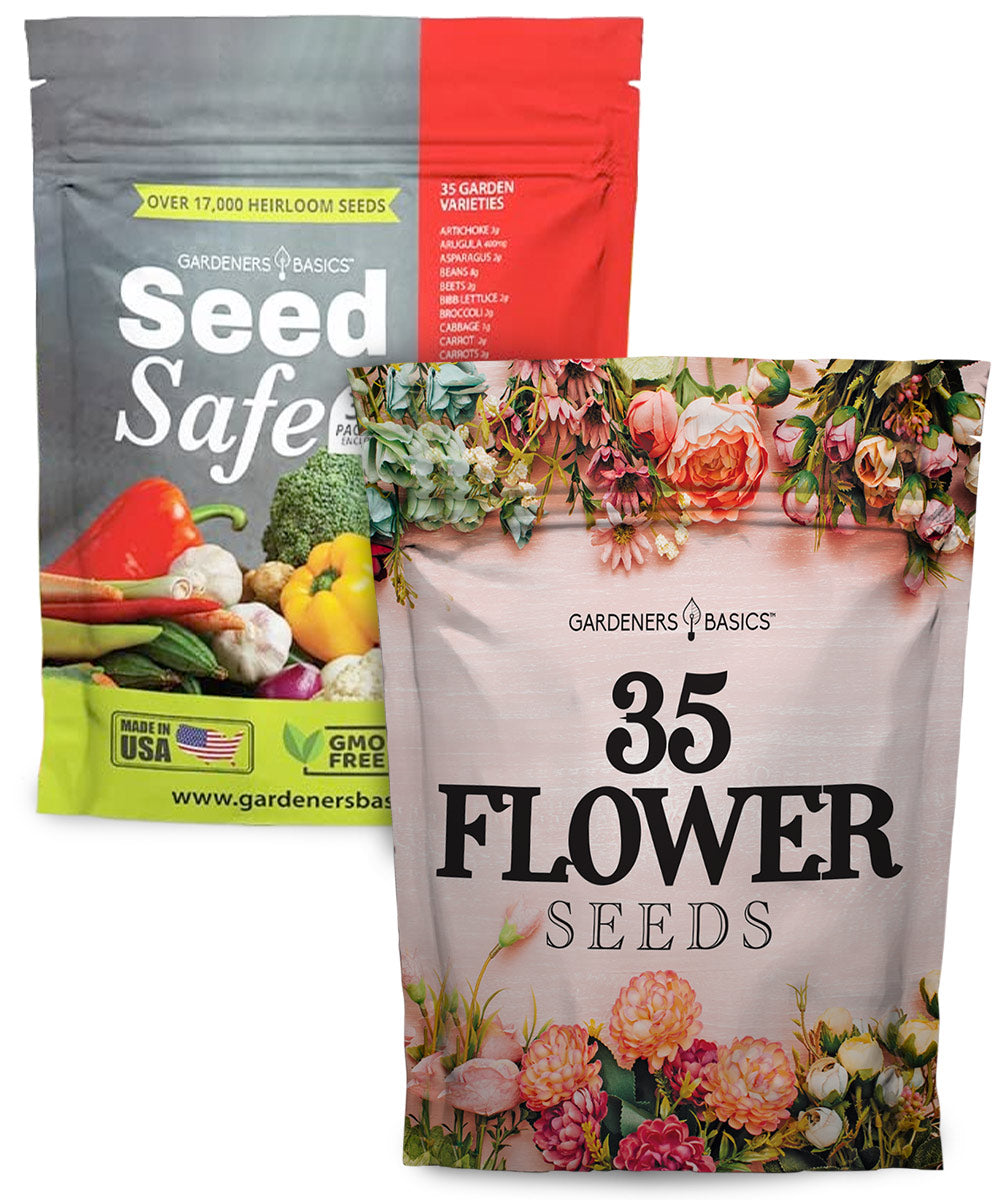 Survival and Flower Seed Kit: 70 Varieties